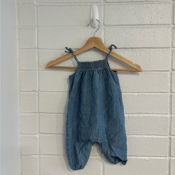 Ralph Lauren baby denim romper - Picture 1 of 4